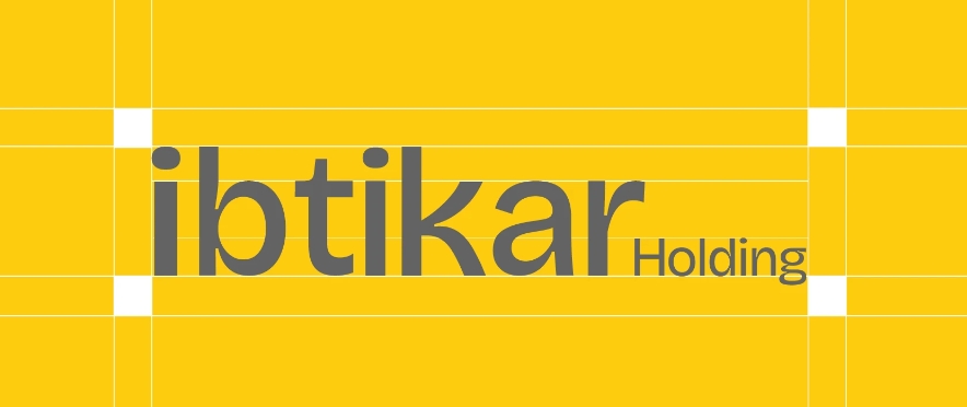 Ibtikar 投資控股公司logo設計企業形象vi設計類似旋轉太陽構圖