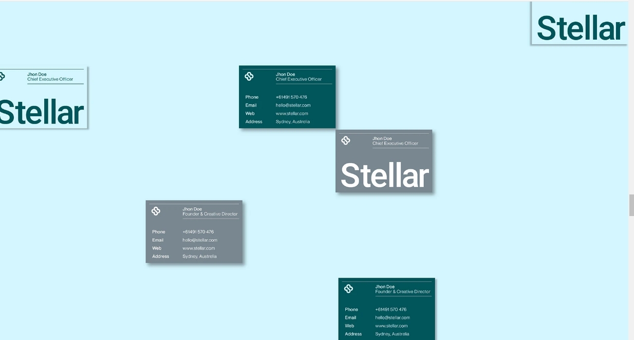 Stellar 醫院logo設計vi設計，融合多個醫療元素-上海logo設計公司