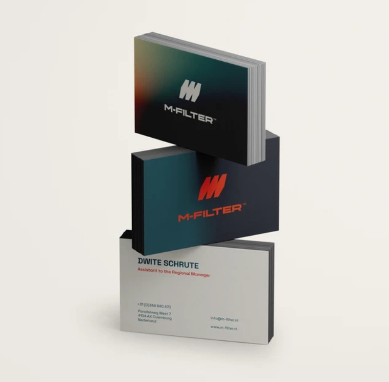 M-Filter 過濾技術專家品牌視覺形象設計與M字母logo設計-上海logo設計公司-尚略