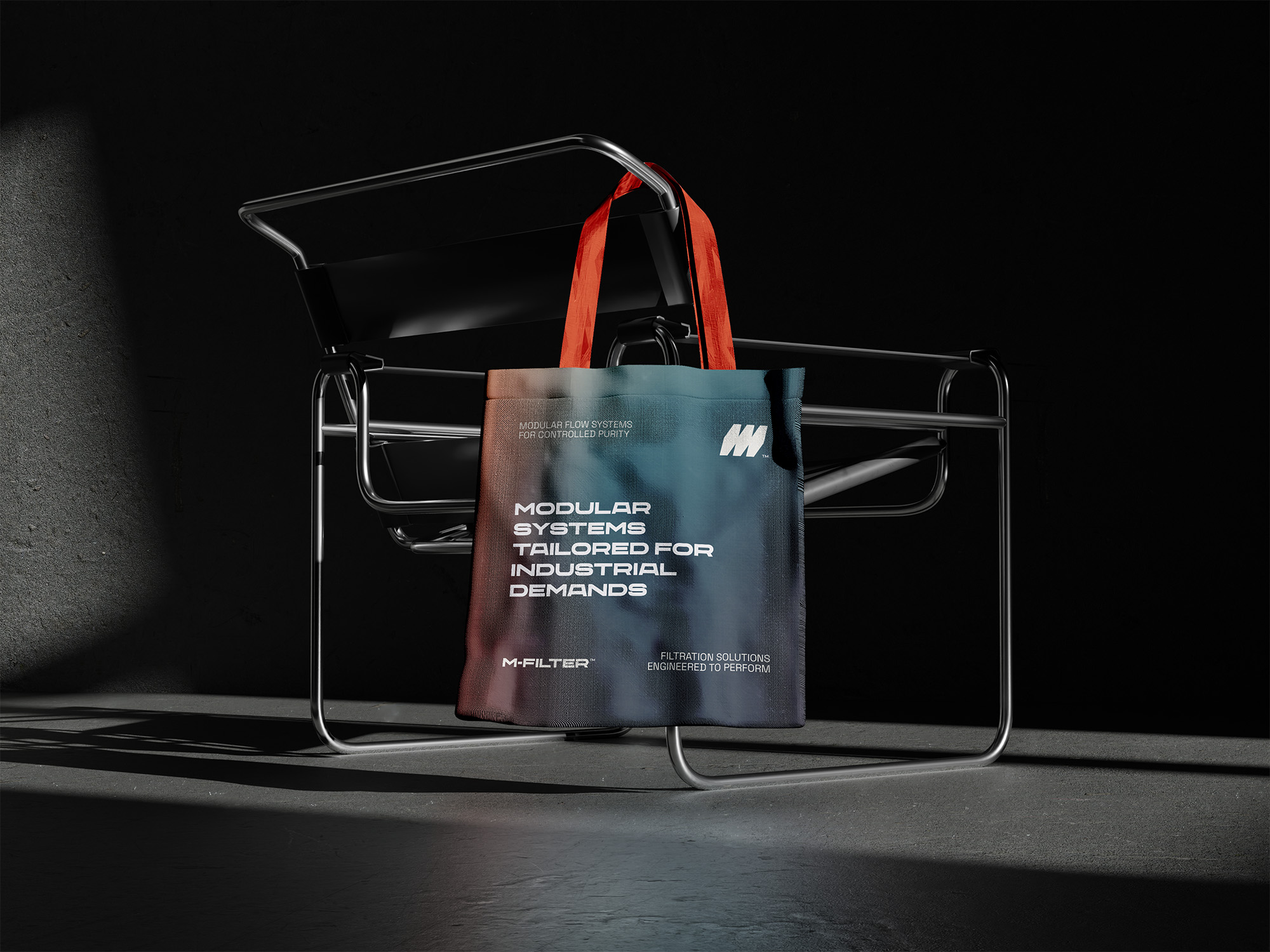 M-Filter 過濾技術專家品牌視覺形象設計與M字母logo設計-上海logo設計公司-尚略