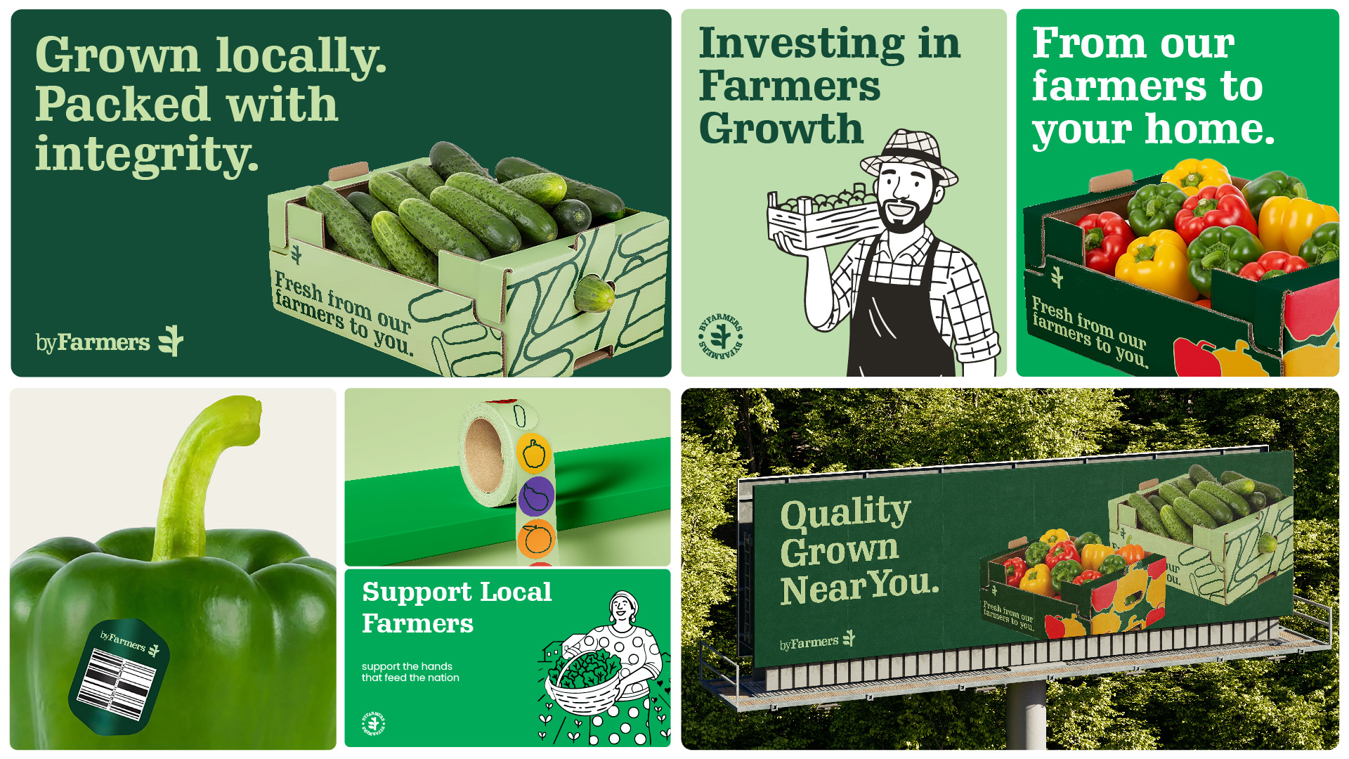 byFarmers 農(nóng)場(chǎng)品牌視覺形象vi設(shè)計(jì)logo設(shè)計(jì)“藝術(shù)加沉穩(wěn)”風(fēng)格