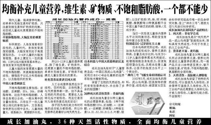 成長加油丸兒童營養補充劑保健品品牌定位，品牌策劃設計