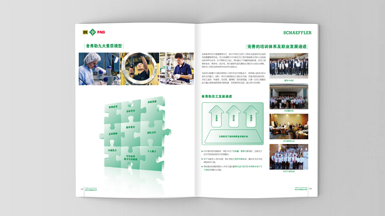舍弗勒集團招聘宣傳冊設計-上海工業品畫冊設計公司