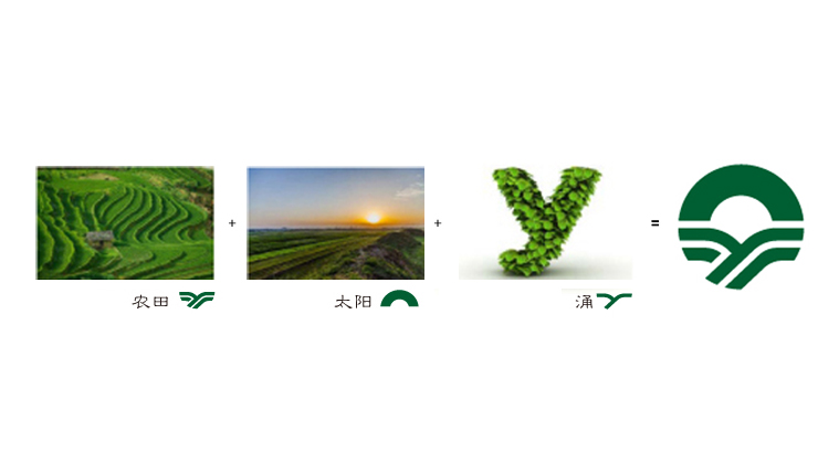 涌禾農場農業品牌商標LOGO設計概念圖示說明-上海LOGO設計公司2