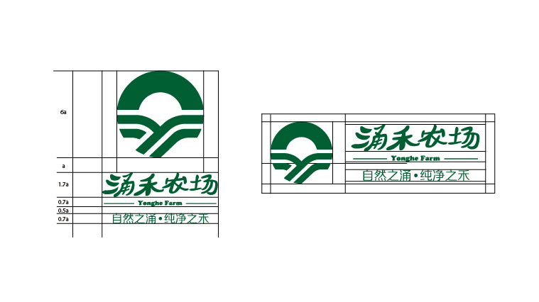 涌禾農(nóng)場農(nóng)業(yè)農(nóng)產(chǎn)品品牌商標(biāo)LOGO設(shè)計(jì)5-標(biāo)志坐標(biāo)制圖設(shè)計(jì)