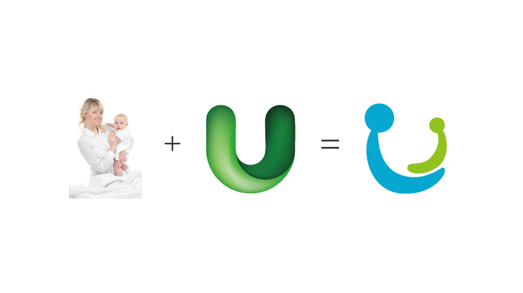 UEABABY優益倍嬰兒護膚品品牌命名、logo設計-上海嬰童logo設計公司3