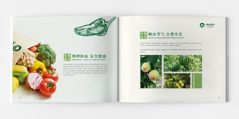 涌禾農場企業宣傳畫冊策劃設計-上海畫冊設計公司