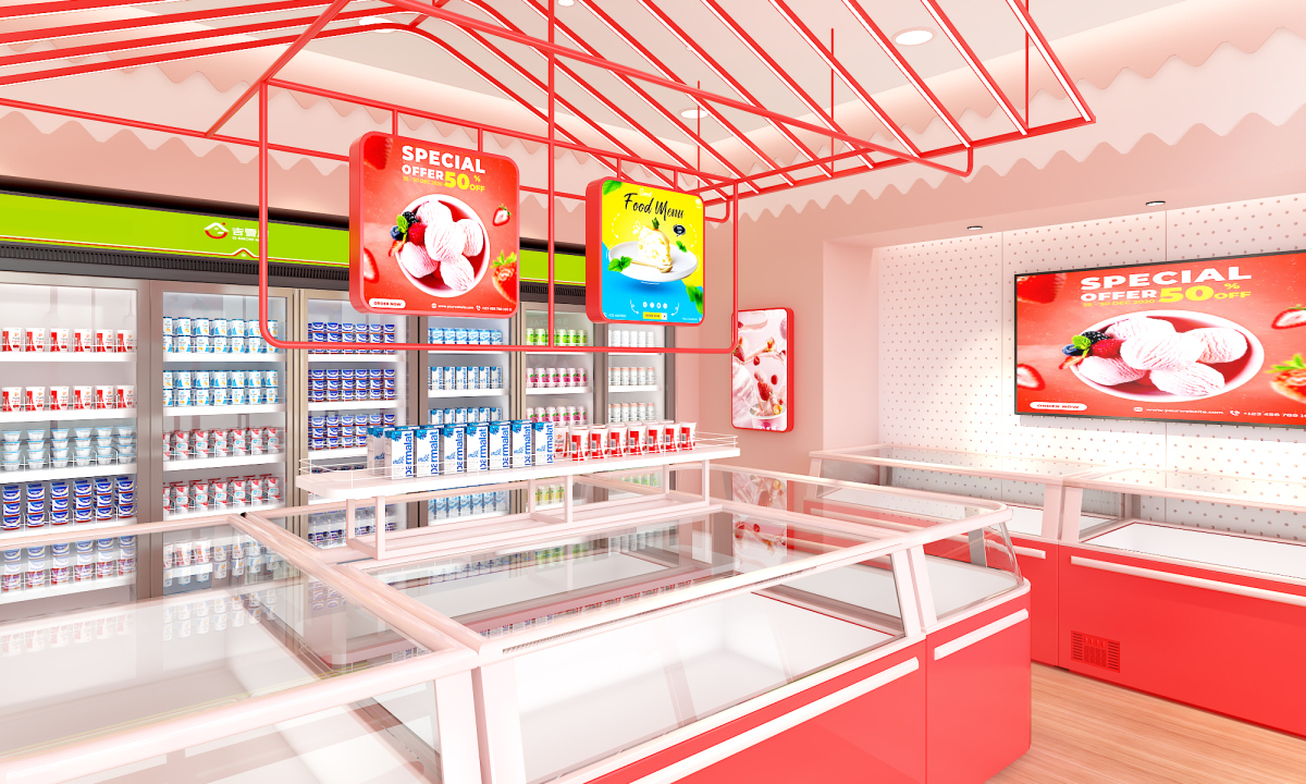 吉雪屋冷凍食品便利店連鎖店鋪空間設計